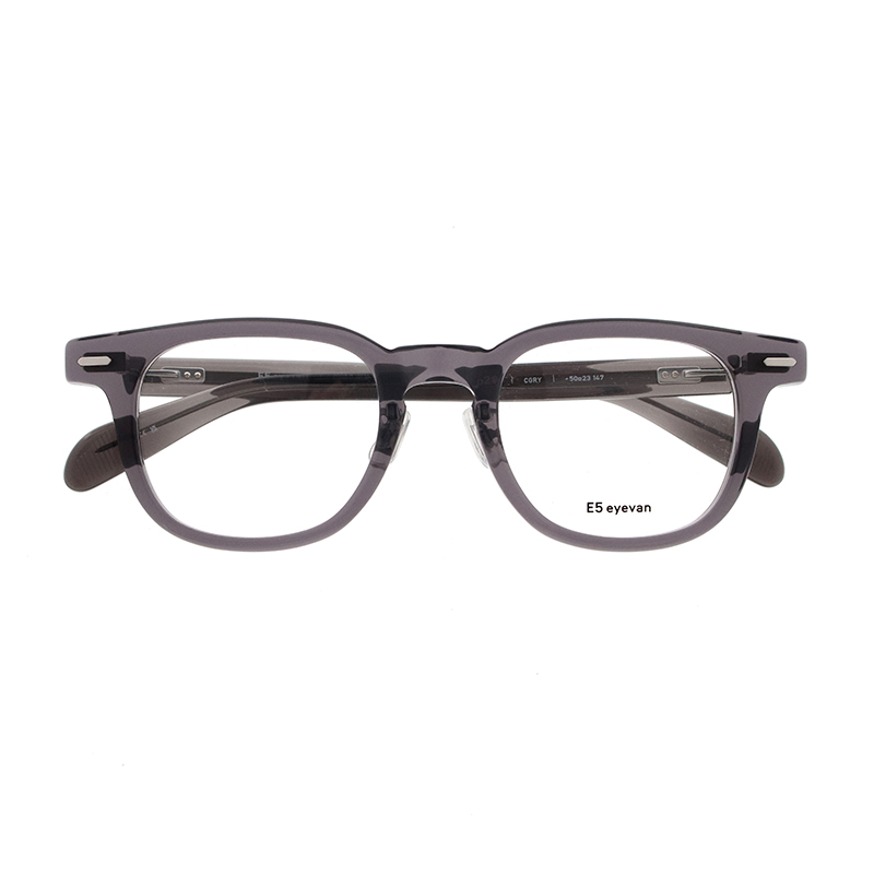 【E5 eyevan】 p28 CGRY（Clear Gray） メガネ
