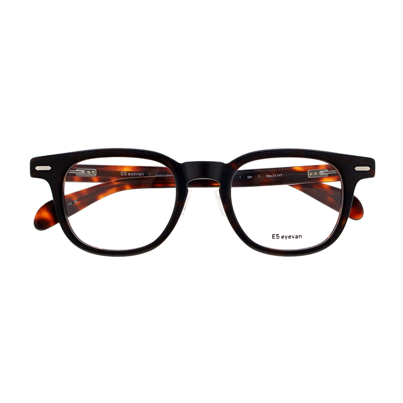 【E5 eyevan】 p28 DM（Dark Demi） メガネ