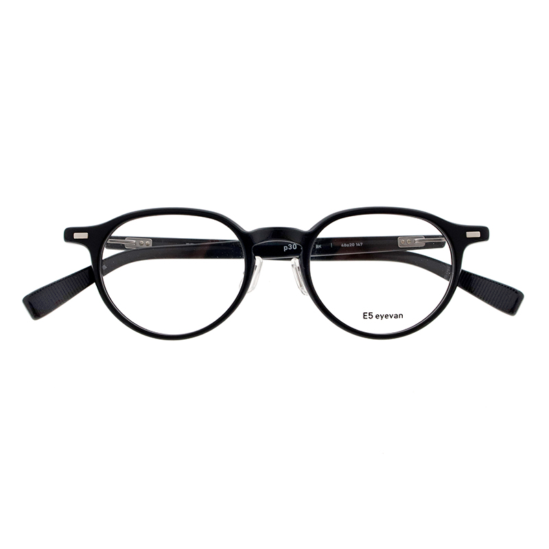 【E5 eyevan】 p30 BK（Black） メガネ