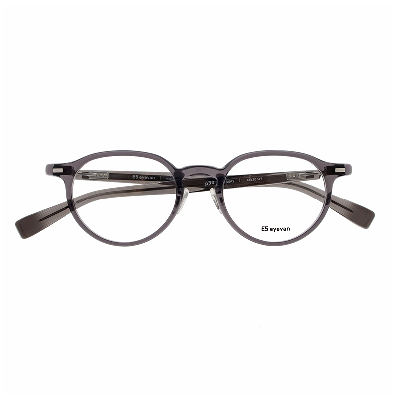 【E5 eyevan】 p30 CGRY（Clear Gray） メガネ