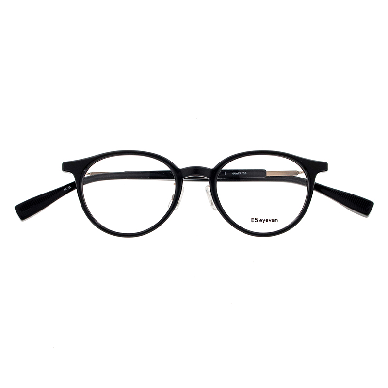 【E5 eyevan】 p31 BK/WG（Black/White Gold） メガネ