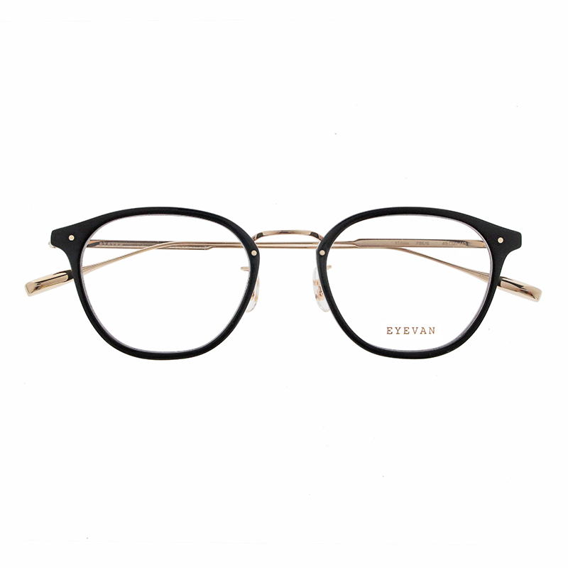 【EYEVAN】 Aldama アルダマ PBK/G（PIANO BLACK/GOLD） メガネ