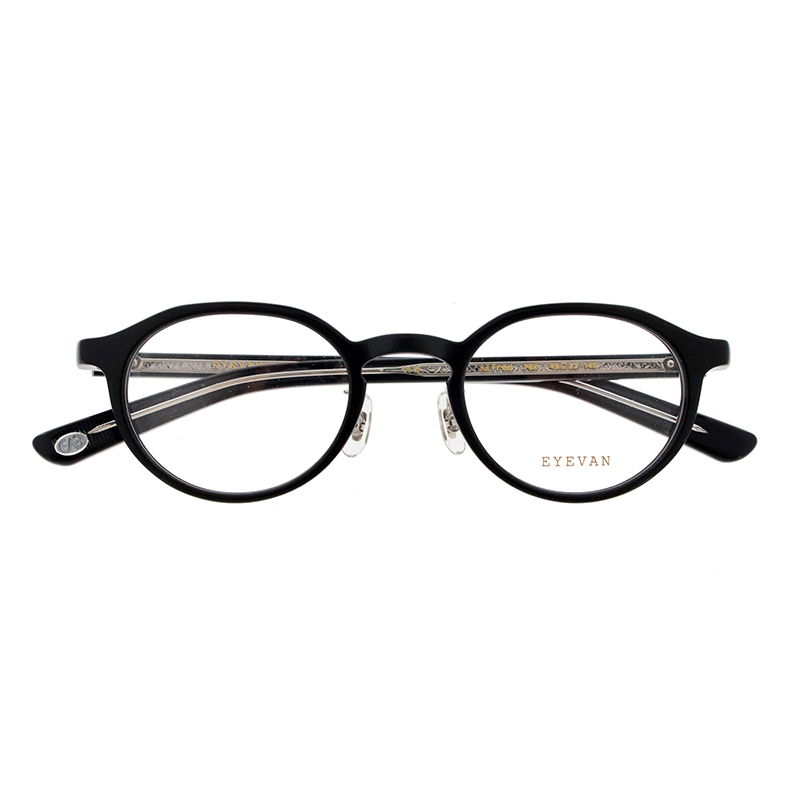 【EYEVAN】 Alfred アルフレッド PBK（PIANO BLACK） メガネ