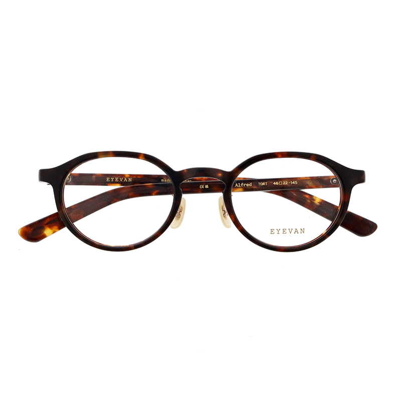 【EYEVAN】 Alfred アルフレッド TORT（TORTOISE） メガネ