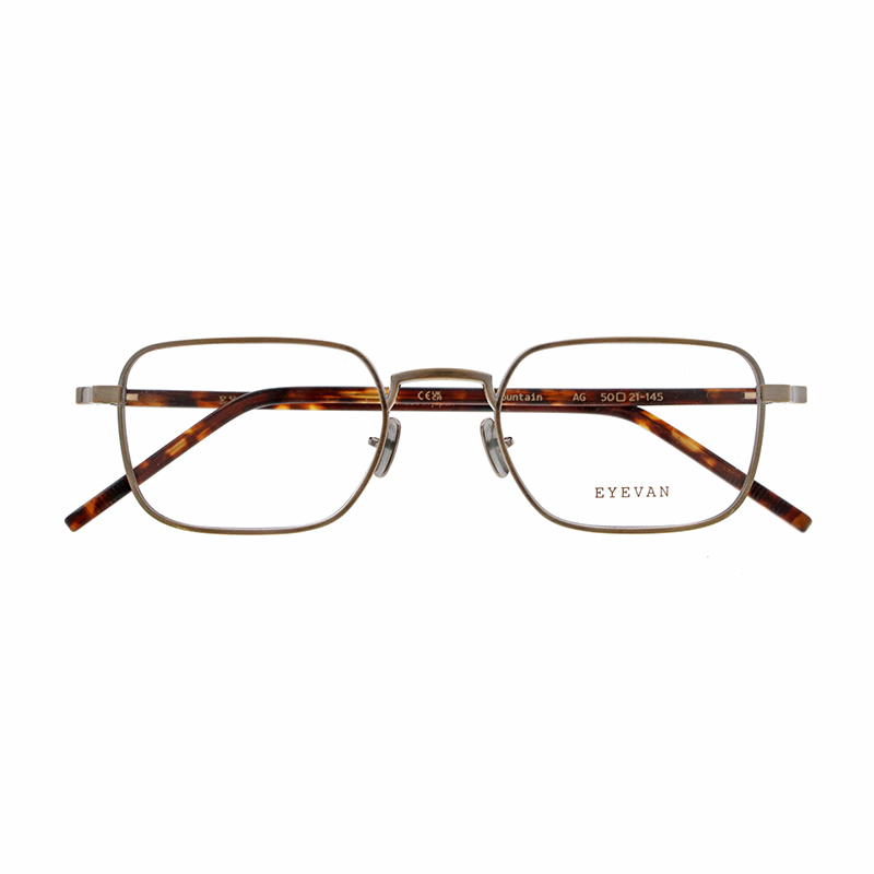 【EYEVAN】 Fountain ファウンテン AG（ANTIQUE GOLD） メガネ