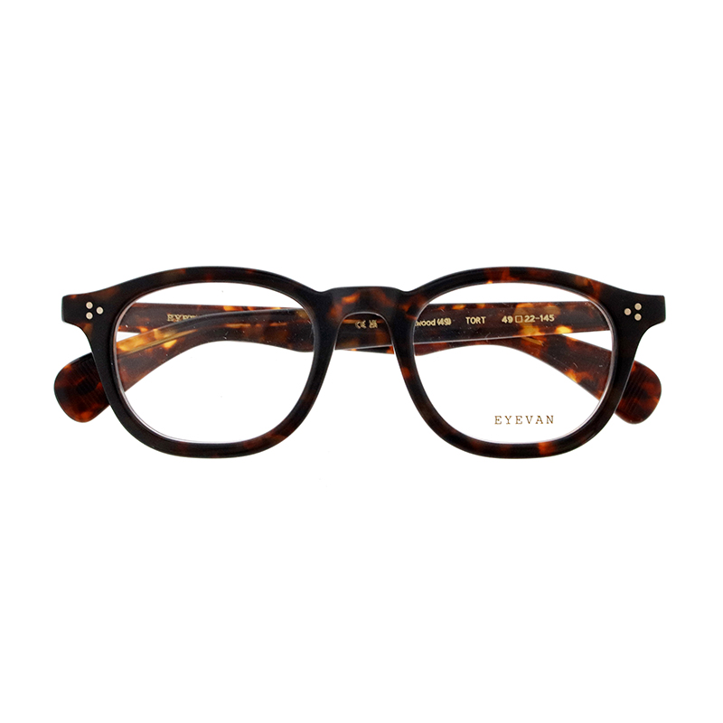 【EYEVAN】 Oakwood（49） オークウッド49 TORT（TORTOISE） 49サイズ メガネ