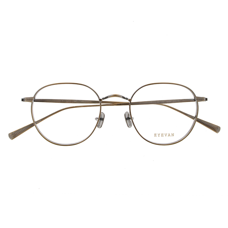 【EYEVAN】 York ヨーク AG（ANTIQUE GOLD） メガネ