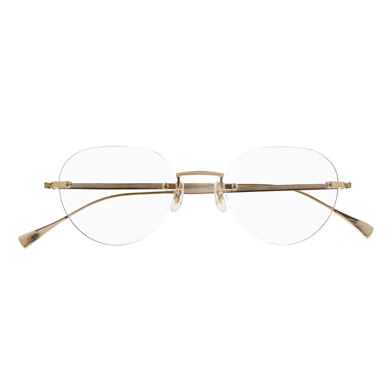 【EYEVAN】 Alvira（49） アルヴィラ49 G（GOLD） レンズカラー：CLEAR 49サイズ メガネ