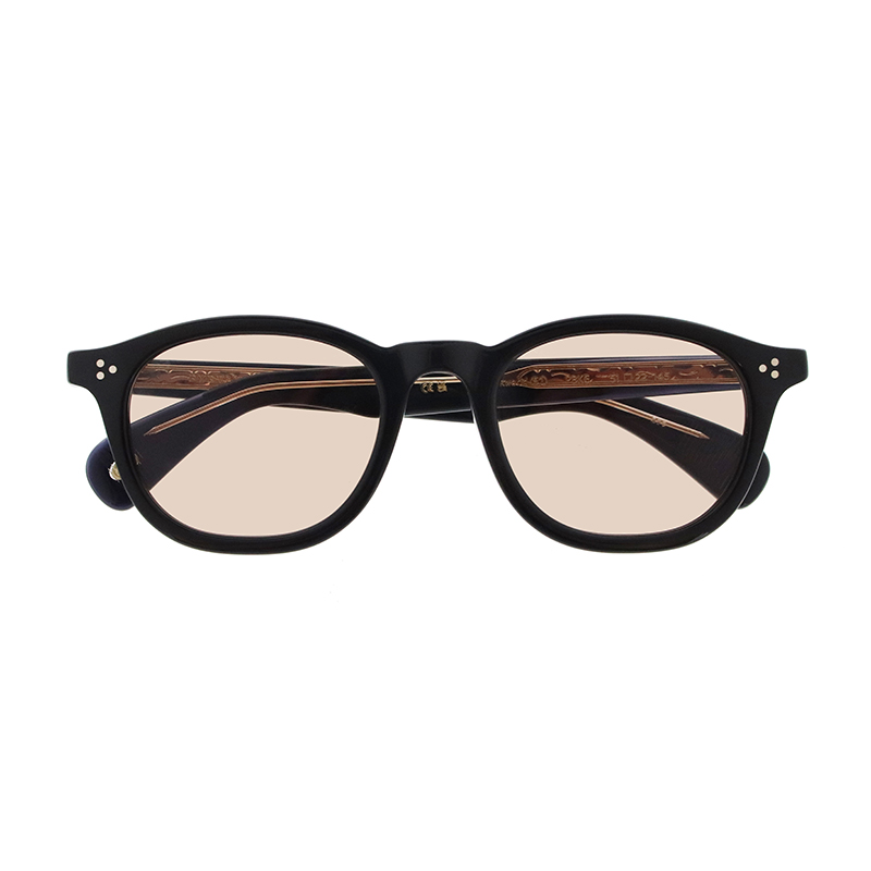 【EYEVAN】 Oakwood（51） オークウッド51 PBK/G（PIANO BLACK/GOLD） レンズカラー：LIGHT BROWN サングラス
