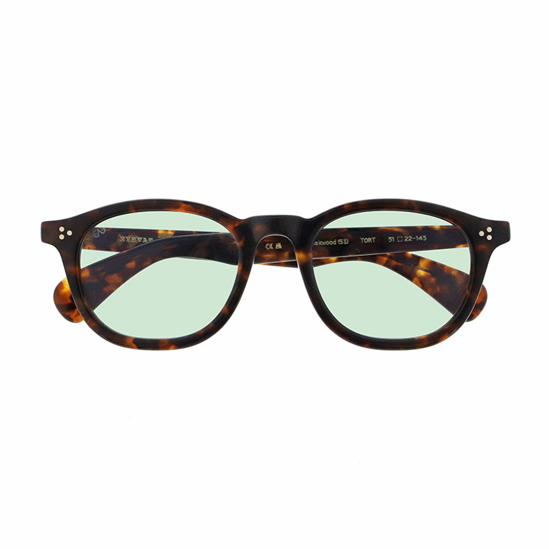 【EYEVAN】 Oakwood（51） オークウッド51 TORT（TORTOISE） レンズカラー：LIGHT GREEN サングラス