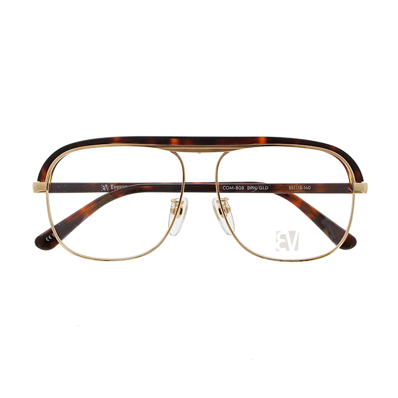 【Eyevan Historic Collection】 COM-808 BRN/GLD（DEMI/GOLD） メガネ