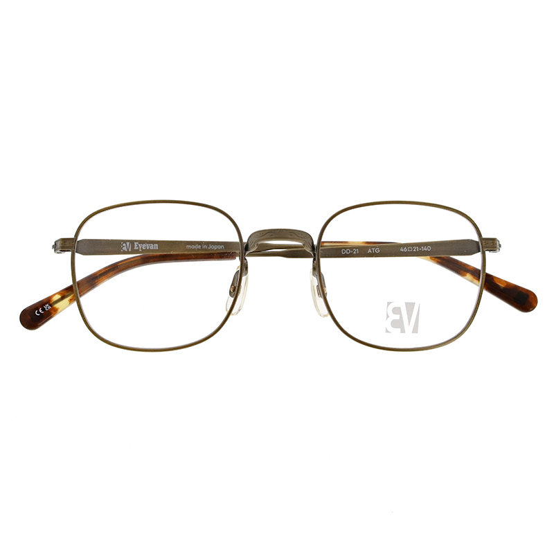 【Eyevan Historic Collection】 DD-21 ATG（ANTIQUE GOLD） メガネ
