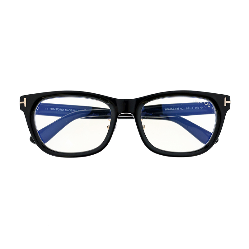 【TOM FORD】 TF6164-D-B 020（ブラック/ゴールド） 日本企画モデル ブルーライトカット 55サイズ