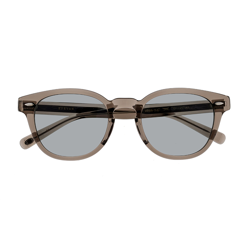 【EYEVAN】 Webb（51） ウェブ51 SMK（SMOKE） レンズカラー：GRAY サングラス 51サイズ