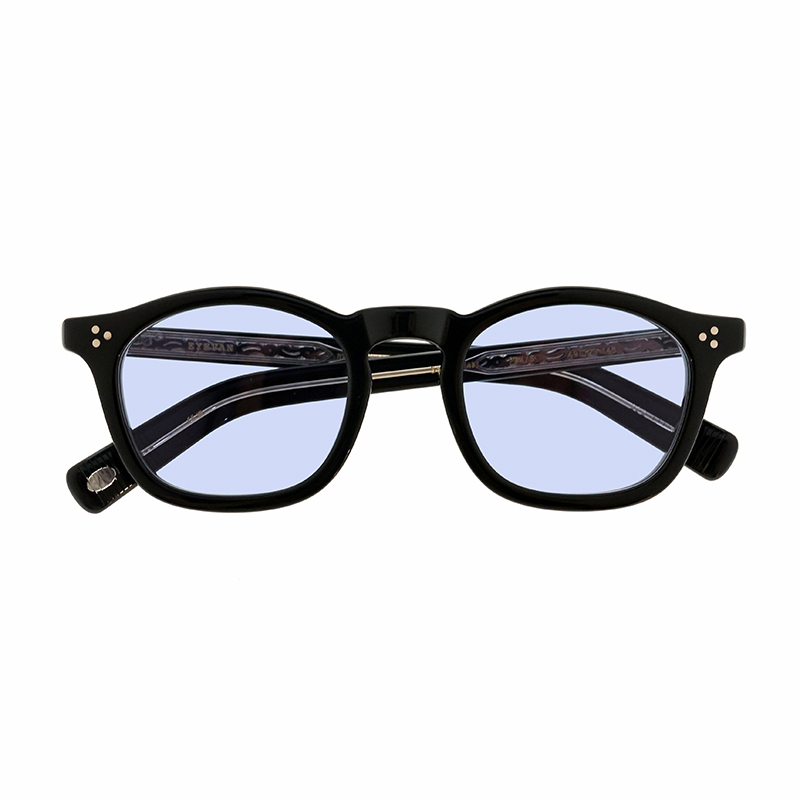 【EYEVAN】 Sadler（49） サドラー49 PBK/S（PIANO BLACK/SILVER）レンズカラー：LIGHT BLUE サングラス 49サイズ