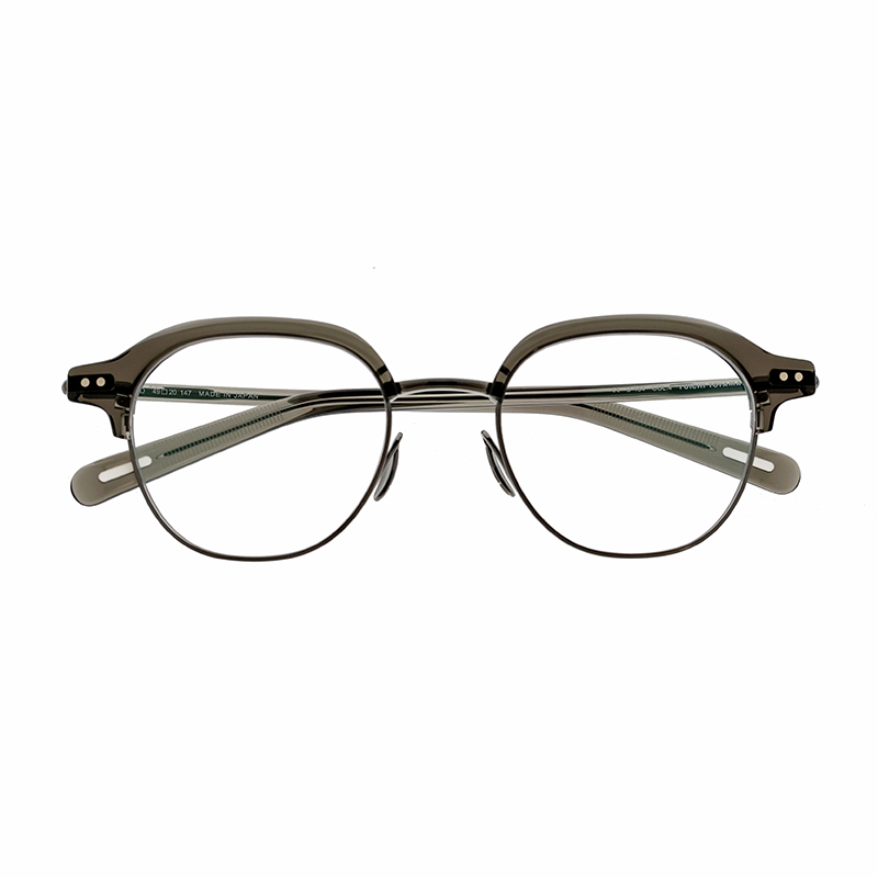 【YUICHI TOYAMA.】 U-184 DUD 04（Olive Drab/Metal Gray） メガネ