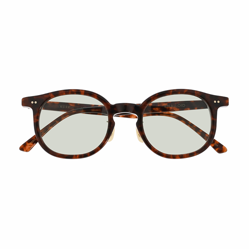 【ENALLOID】 KIRK カーク 244（Brown Granite）レンズカラー：Antique Green サングラス