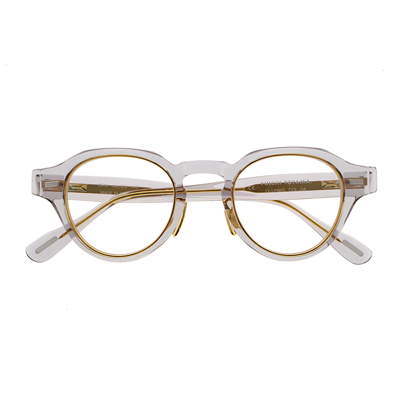 【YUICHI TOYAMA.】 U-129RS DFW 08（Clear gray/Gold） メガネ