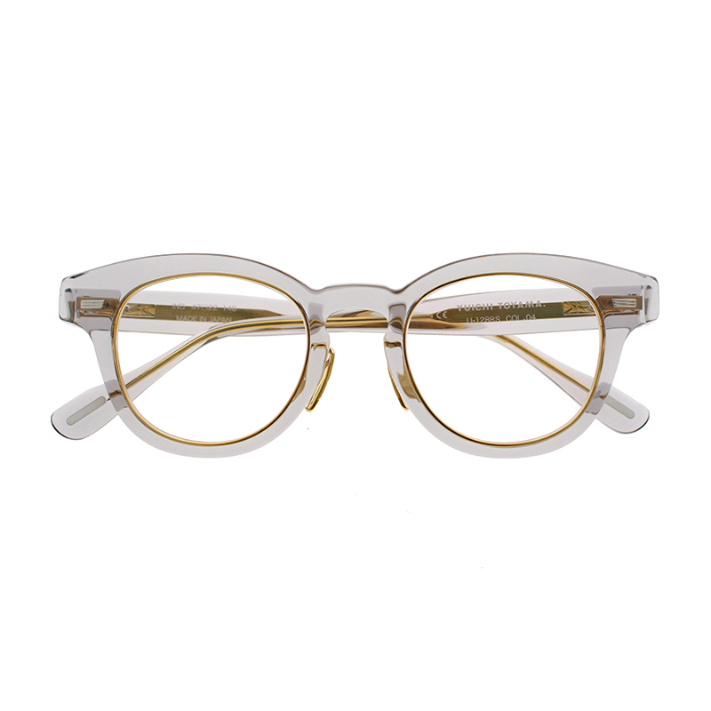 【YUICHI TOYAMA.】 U-128RS IND 08（Clear gray/Gold） メガネ