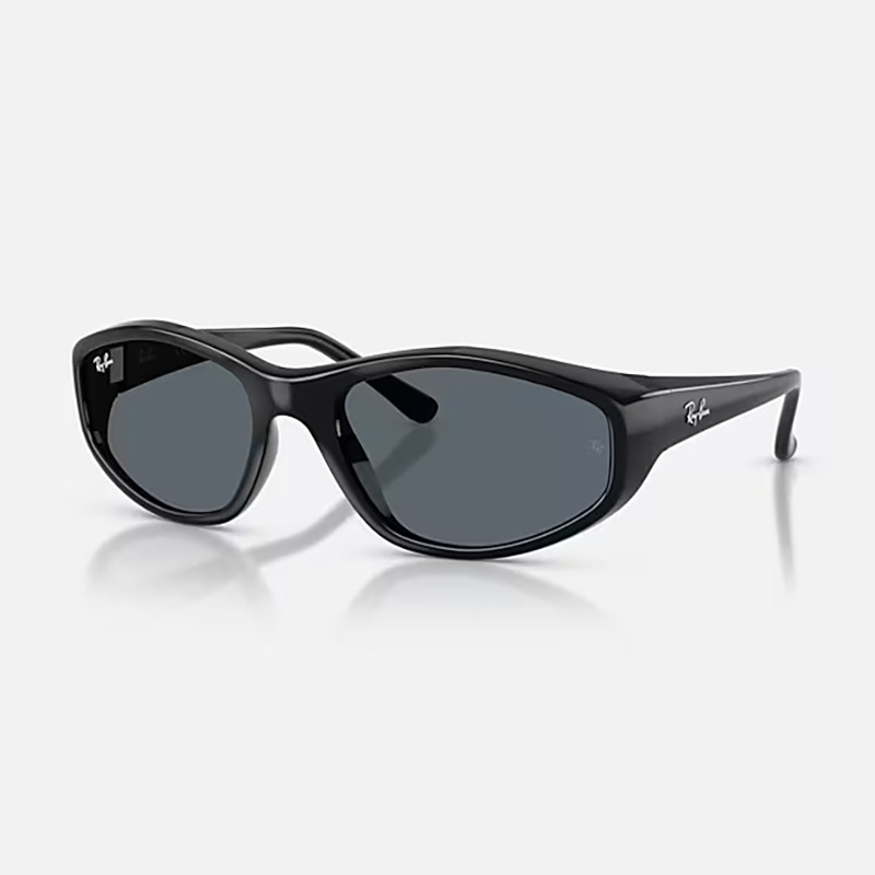 【Ray-Ban】 RB2228F 601/R5 ポリッシュブラック/ブルー サングラス 59サイズ