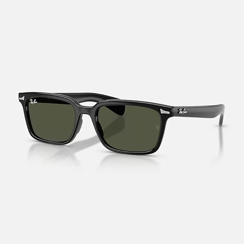 【Ray-Ban】 BRUNEL RB2234F 901/31 ポリッシュブラック/グリーン サングラス 53サイズ