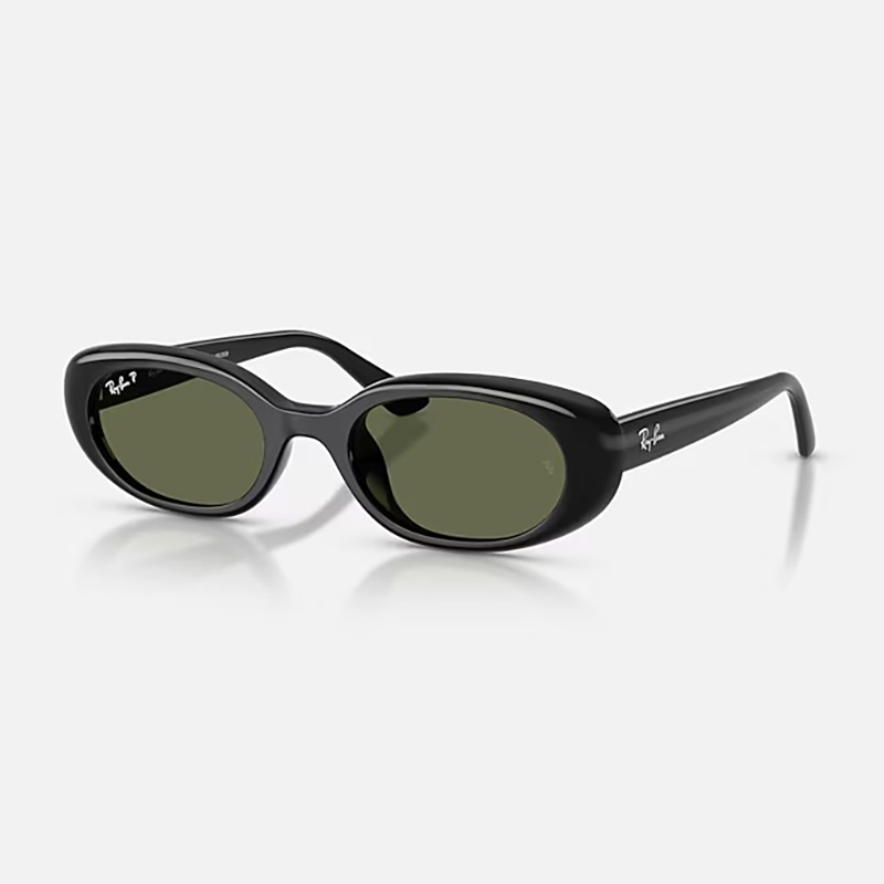 【Ray-Ban】 RB4441D BIO-BASED 66779A ポリッシュブラック/ポラライズドダークグリーン 偏光レンズ サングラス 53サイズ