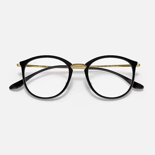 Ray-Ban メガネ | 【Ray-Ban】 RB7140 2000 ブラック/ゴールド メガネ