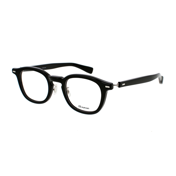 E5 eyevan | 【E5 eyevan】 p11 BK/ST（Black/Shirring Titanium