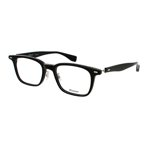 E5 eyevan | 【E5 eyevan】 p12 BK/ST（Black/Shirring Titanium