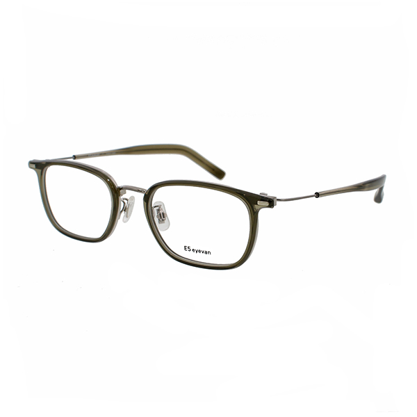 E5 eyevan | 【E5 eyevan】 c2 FG/ST（Forest Green/Shirring Titanium
