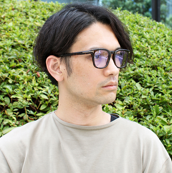 Tom Ford 眼鏡 FT 5831 -F-B アジアンフィット 052 シャイニーダーク