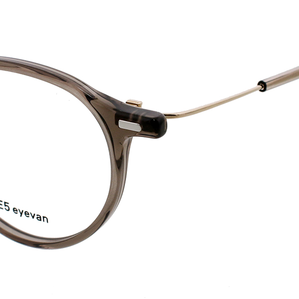 E5 eyevan | 【E5 eyevan】 p4（45） SB/WG（Smoke Brown/White Gold