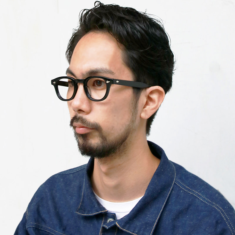 JULIUS TART OPTICAL】 AR44-24-A（Black） メガネ 44サイズ（ブリッジ 