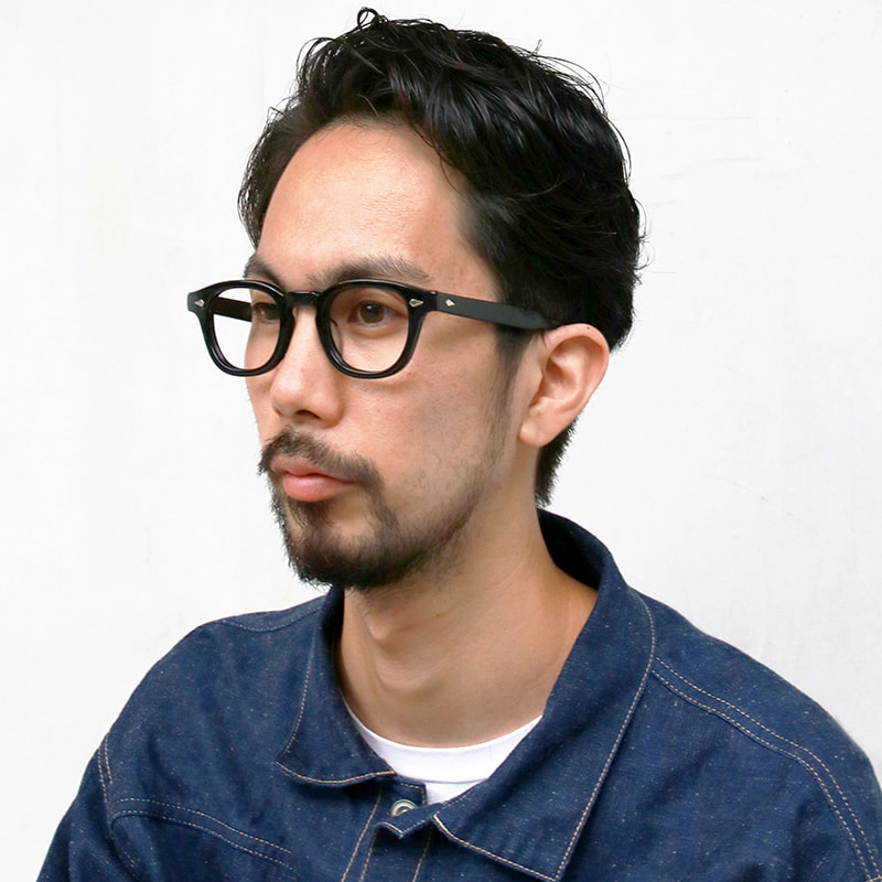 JULIUS TART OPTICAL】 AR46-24-A（Black） メガネ 46サイズ（ブリッジ 