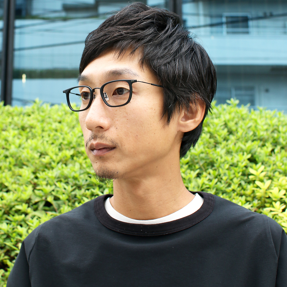 E5 eyevan | 【E5 eyevan】 c2 MBK/BK（Mat Black/Black） メガネ 