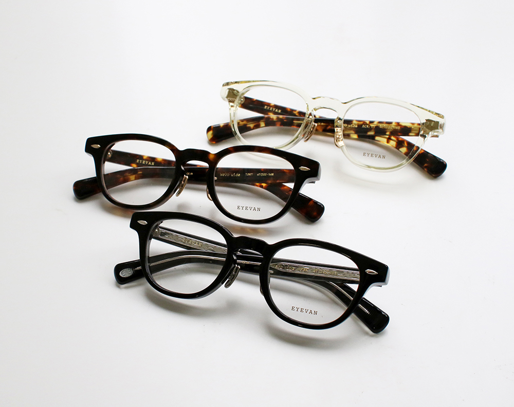 EYEVAN メガネ | 【EYEVAN】 Webb wide ウェブワイド PBK（PIANO BLACK 