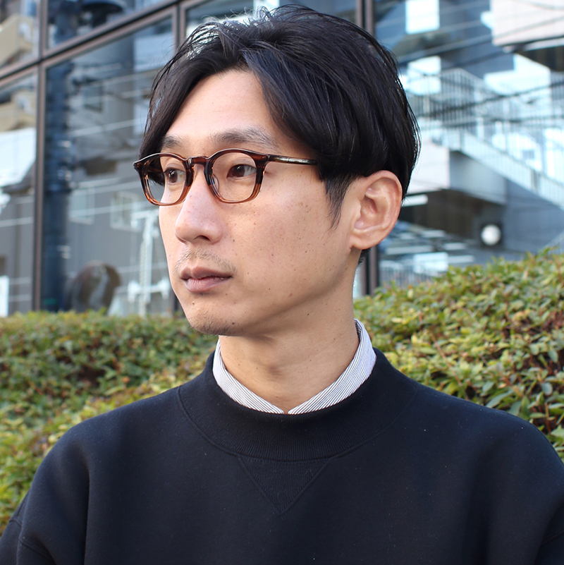 【One/Three Compound Frame】 ca07 Patrice 01（ブラックササ×クリアブラウン） メガネ 商品詳細 メガネ・サングラスの通販・正規取扱い