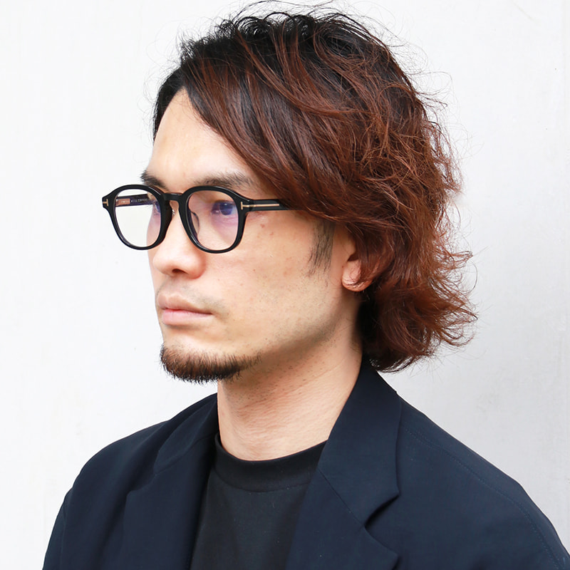 TOM FORD◆ ブルーライトカット｜高級ラウンドメガネ Brown TOM FORD メガネ | 【TOM FORD】 TF5998-K-B ECO 001 アジア企画