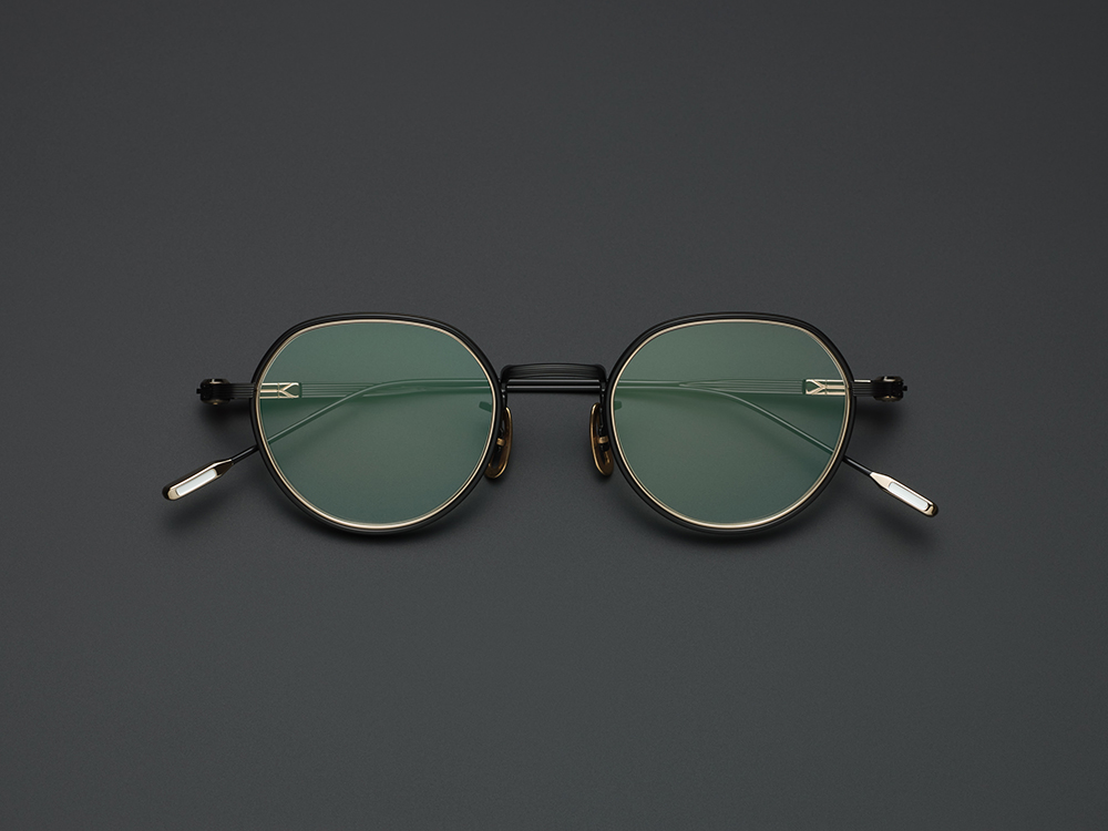 YUICHI TOYAMA:5】 THE ANGEL 03（Matte black/White gold） メガネ 