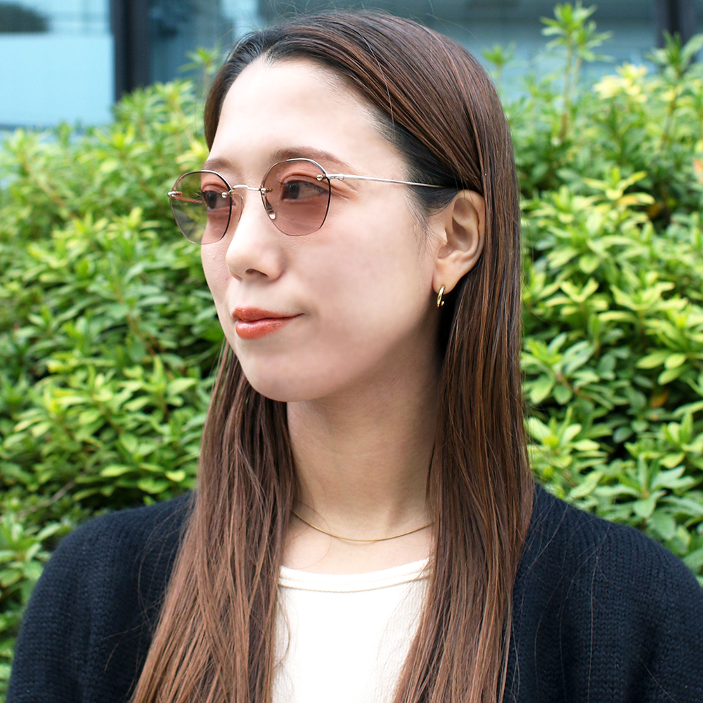 ayame】 HEX RW ヘックスRW CG（Champagne Gold） レンズカラー：Brown 