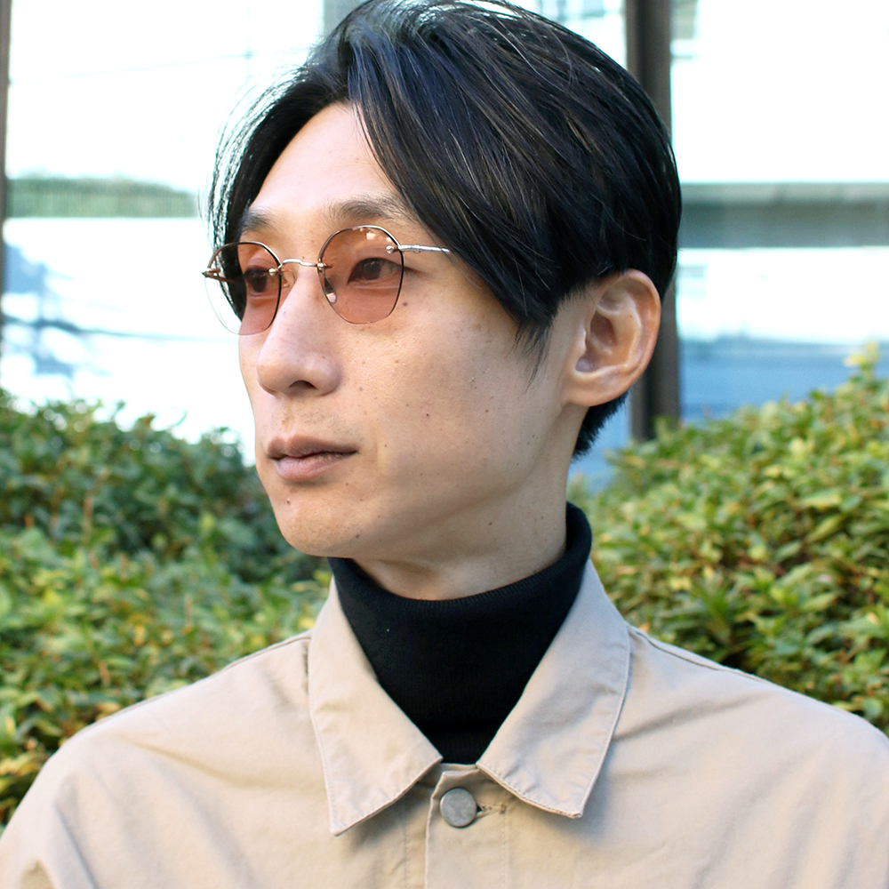 ayame】 HEX RW ヘックスRW CG（Champagne Gold） レンズカラー：Brown 