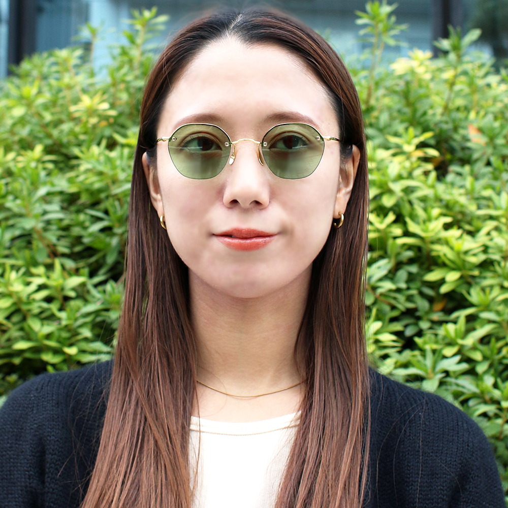 ayame】 HEX RW ヘックスRW YG（Yellow Gold） レンズカラー：Green 