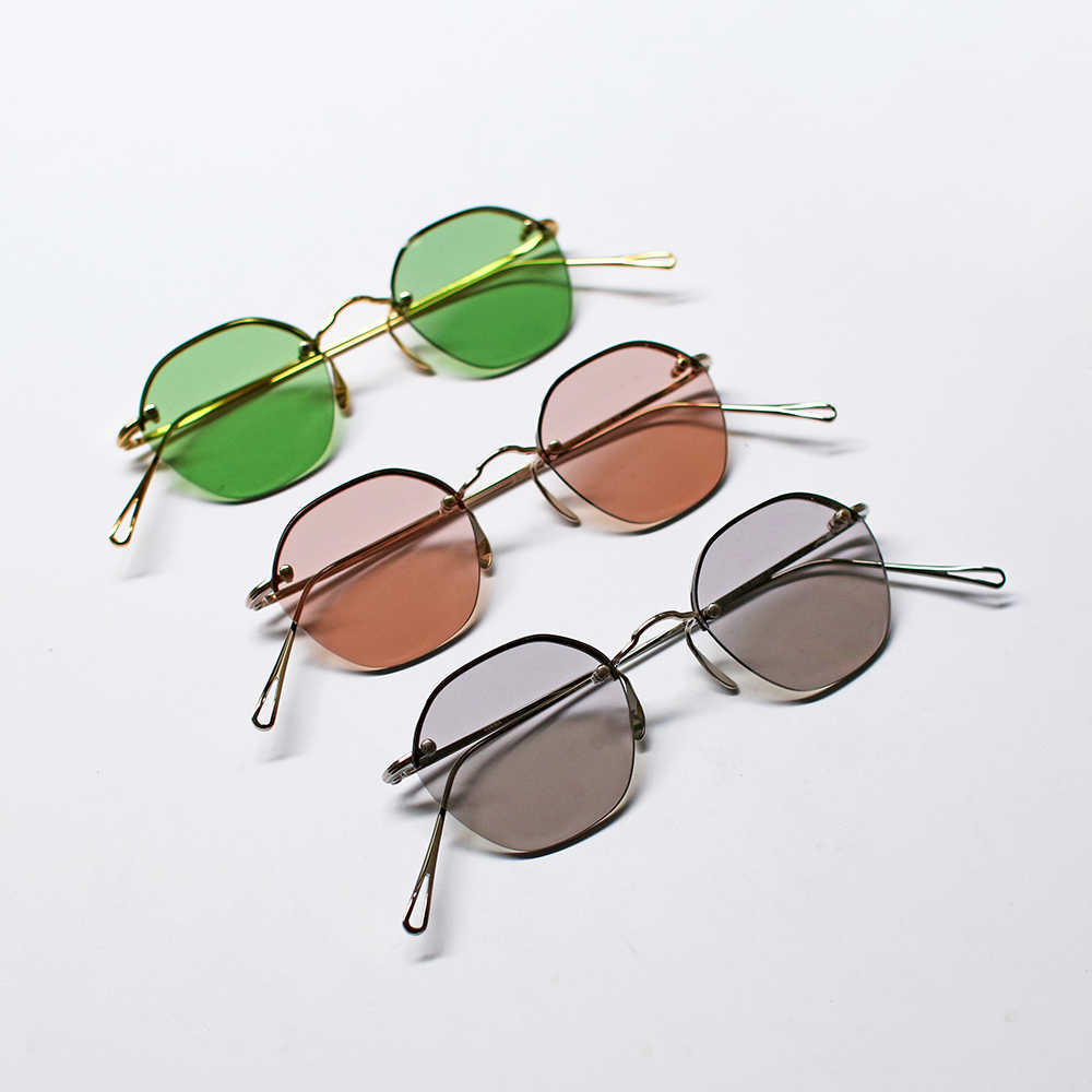 ayame】 HEX RW ヘックスRW CG（Champagne Gold） レンズカラー：Brown 